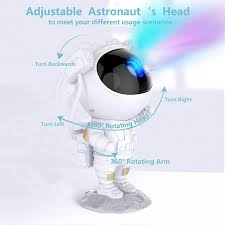 Astronaut Galaxy Projector - 360 Magnetic Head Rotation, Remote Control