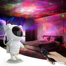 Astronaut Galaxy Projector - 360 Magnetic Head Rotation, Remote Control